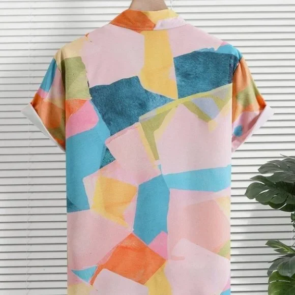 Multicolor Mens Tee Shirt - Picture 2 of 6